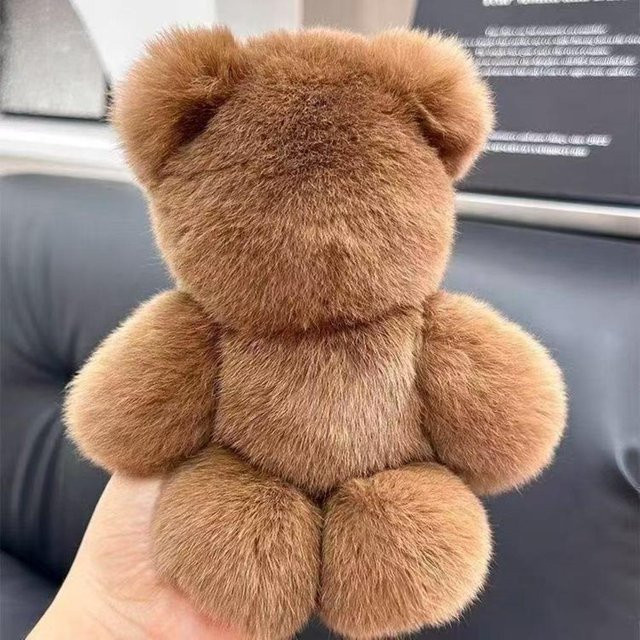 Linyi toy Handtaschenanhänger Bär, khaki, Unisex - Bild 1