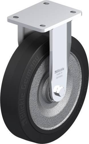 Blickle BO-SE 250K Bockrolle aus verzinktem Stahl in Anthrazit mit 250 mm Rad-Durchmesser und 850 kg Tragfähigkeit - Bild 1
