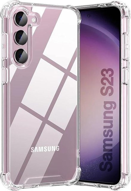 Stoßfeste Hybrid Schutzhülle für Samsung Galaxy S24 S23 S22 S21 S20 S10 Plus Ultra A55 A54 A53 A35 A15 A14 A13 in Transparent - Bild 1
