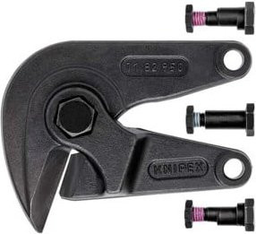 Knipex Ersatzmesserkopf 71 89 950 für Mattenschneider 71 82 950 inklusive Schrauben, Schwarz - Bild 1