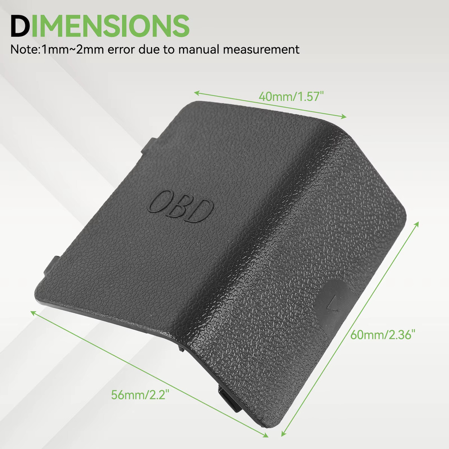 XUKEY OBD Diagnose Stecker Abdeckung Trim für BMW 3er E90 E91 E92 E93 in Schwarz - Bild 3