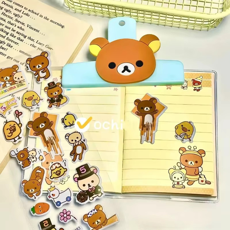 Bandai Rilakkuma Bubble-Aufkleber, 12-teiliges Set, Kawaii Anime 3D Puffy Sticker - Bild 2
