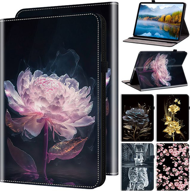 Lederhülle für Samsung Galaxy Tab S10 FE Plus 13.1 und weitere Modelle Tablet-Cover - Bild 1