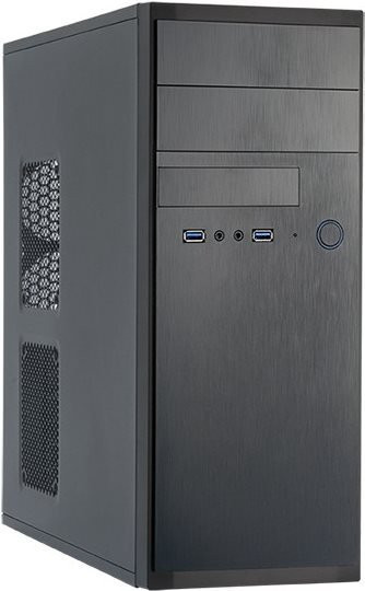 Chieftec Elox Series HQ-01B Midi Tower ATX Gehäuse in Schwarz mit USB-C und USB-A Anschlüssen - Bild 1