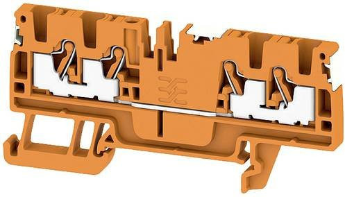 Weidmüller Durchgangsreihenklemme Push-In-Klemme Orange 100 Stück - Bild 1