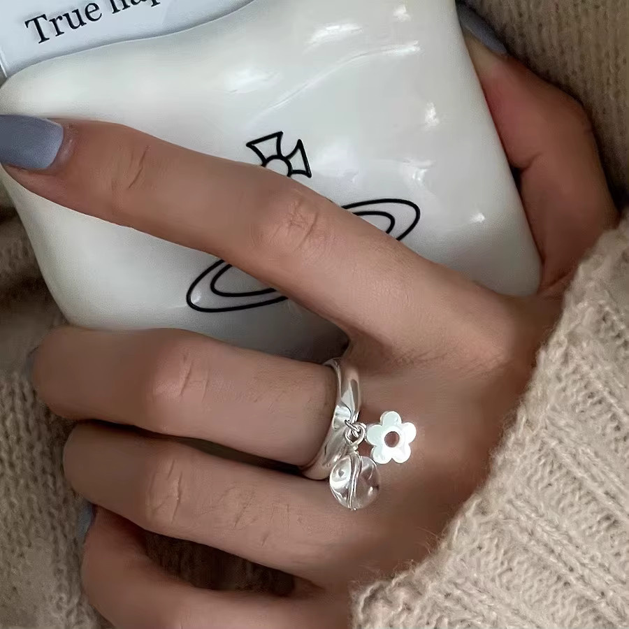 XIYANIKE Ring, Kristall Blume, Damen - Bild 3