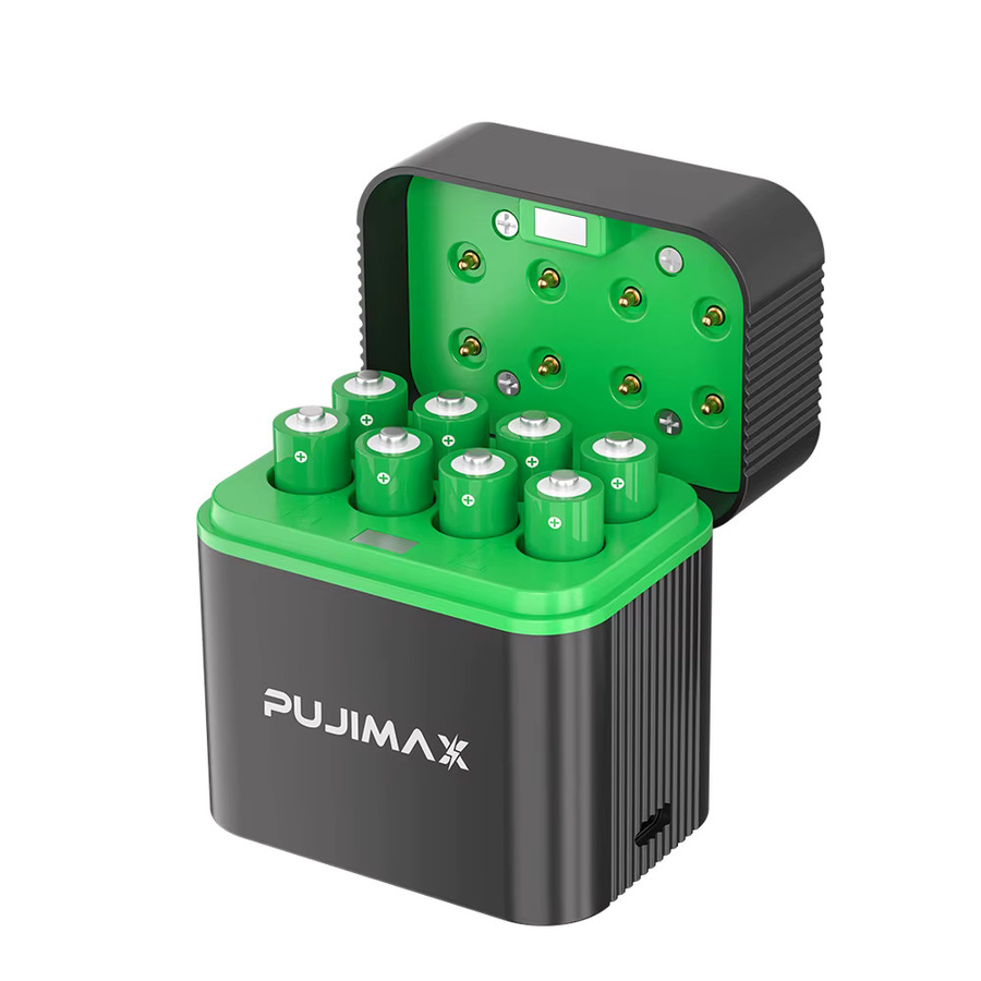 PUJIMAX 1,5 V AAA Lithium-Ionen-Akku mit intelligentem Ladegerät Set, 1100 mWh - Bild 3