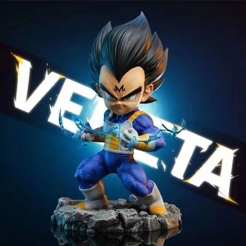 Bandai Dragon Ball Anime Figur Majin Vegeta SSJ Statue aus Kunststoff, mehrfarbig, Höhe: 18 cm - Bild 1