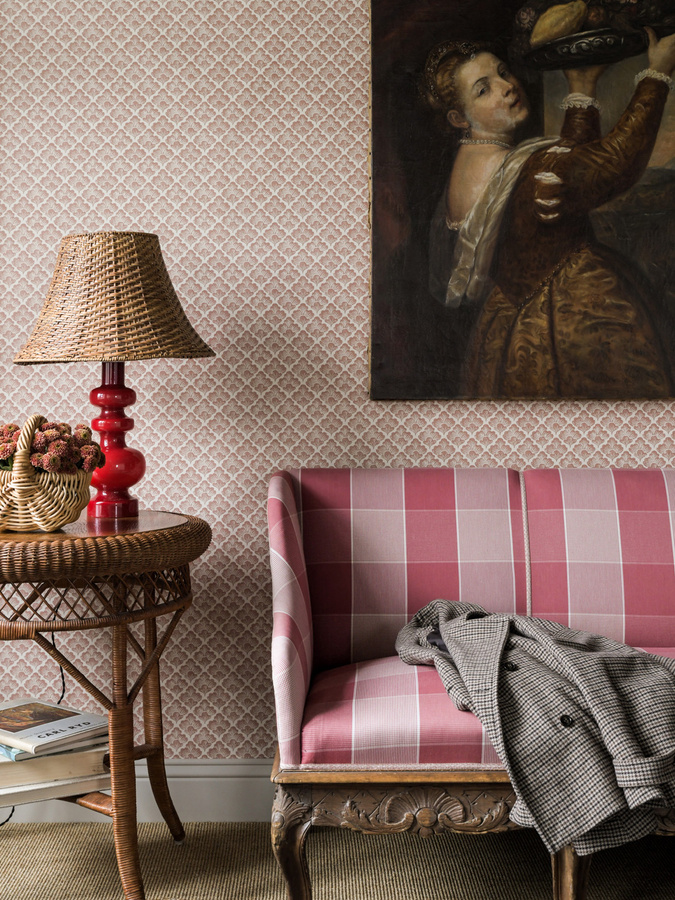 Von Brömssen Tapete Laura Botanical in Coral und Pink im skandinavischen Design - Bild 2