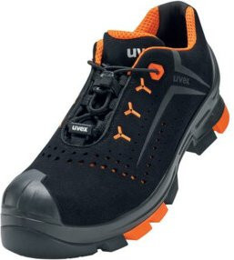 uvex Sicherheitshalbschuhe uvex 2 S1P SRC in Schwarz aus Mikrovelours mit uvex xenova Kunststoffkappe, Größe 47, Weite 12 - Bild 1