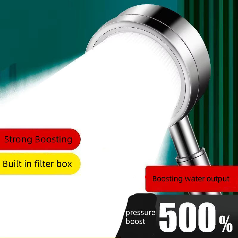 Xiaomi Duschkopf aus Edelstahl 304 in Silber Chrome, runder Hochdruck-Duschkopf für dein Badezimmer - Bild 4