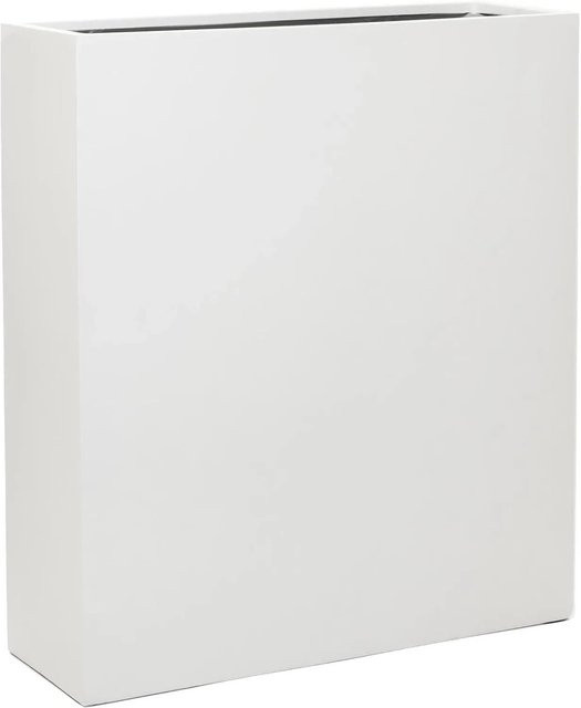Vivanno Raumteiler Elemento Kübel aus Fiberglas, Weiß, B/T/H: 88 x 30 x 100 cm - Bild 1
