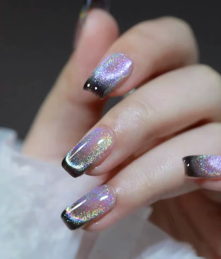 MIANEL Super Flash Laser Rainbow Cat Eye Gel-Nagellack, schimmernd - Bild 1