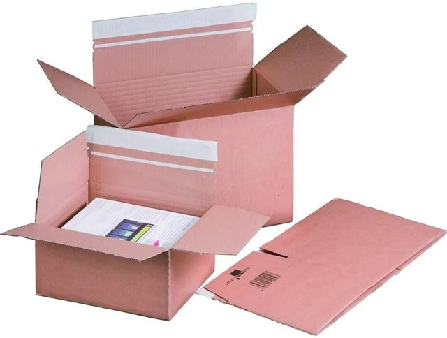 30er Set PROREGAL Automatikbodenkartons aus 2-wellig Wellpappe mit Selbstklebeverschluss und Aufreißfaden, Braun, B/T/H: 46,0 x 30,9 x 20,0-30,0 cm - Bild 1