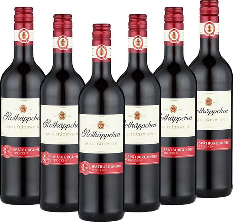 Rotkäppchen, Spätburgunder, trocken, Rotwein, 6 x 0,75 l