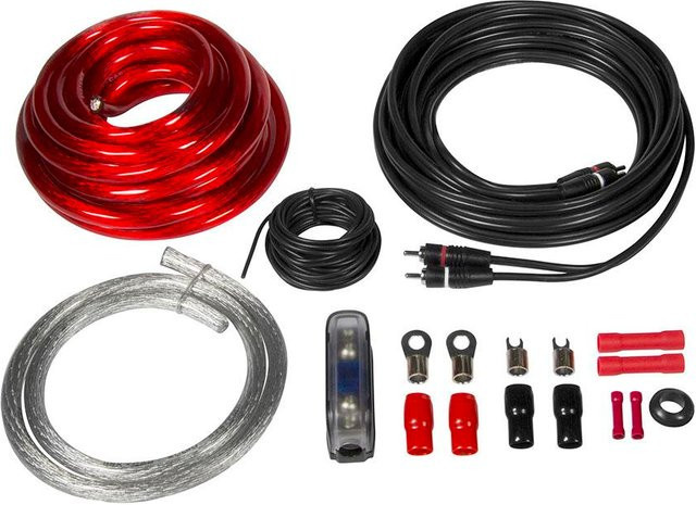 ESX Verstärker-Anschluss-Set HZ20WK 20 mm² in Multicolour (Rot, Silber, Schwarz) - Bild 1