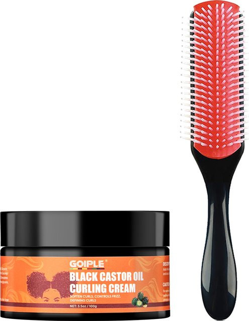 GOIPLE Lockencreme mit Rizinusöl, 100g, lockiges Haar - Bild 1