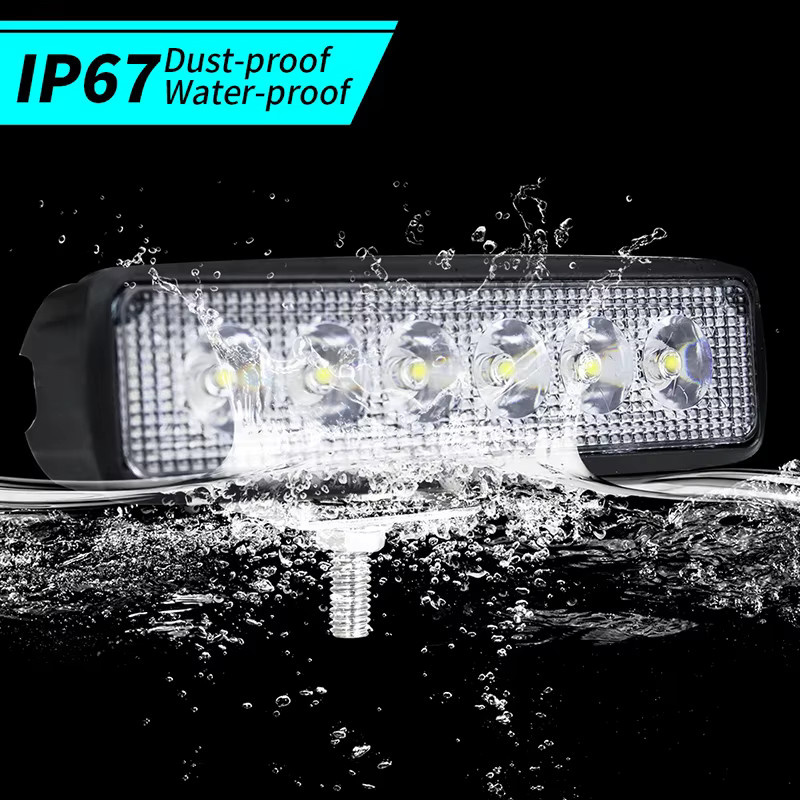 Wasserdichter LED-Arbeitslichtstreifen in Weiß mit 6000 K Kaltweiß, IP67 Schutzklasse für Gelände und Automobilbereich - Bild 3