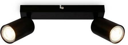Briloner LED Deckenstrahler Schwarz aus Metall mit GU10 Fassung, verstellbar, B/T/H: 15,5 x 25,5 x 55,0 cm - Bild 1