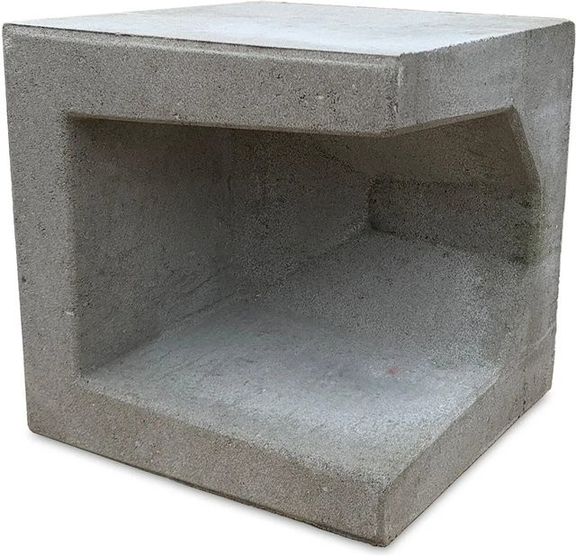 Diephaus U-Stein Ecke Grau B/T/H: 40 x 40 x 40 cm - Bild 1