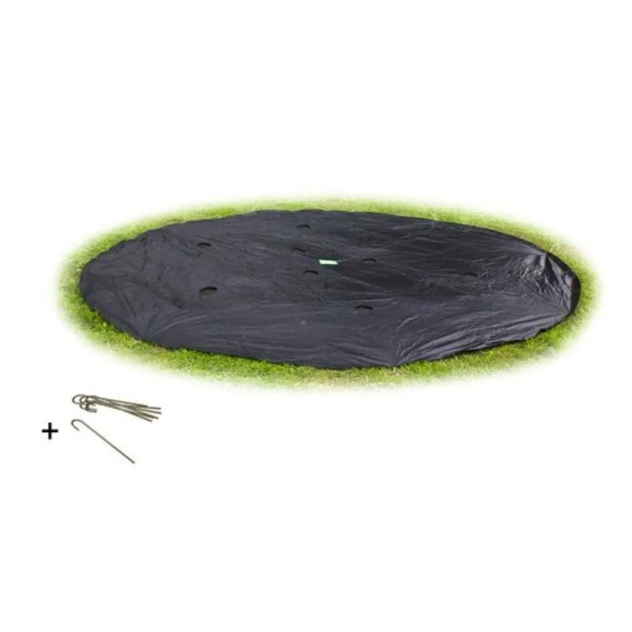 EXIT Toys Trampolinabdeckung Supreme für ebenerdige Trampoline, Durchmesser: 244 cm, Schwarz - Bild 3