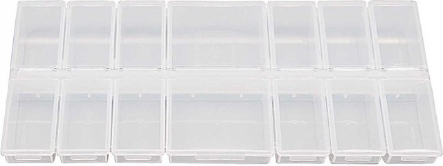 Rico Design Sortierbox mit 14 Fächern, B/T/H: 24,2 x 11 x 2,8 cm - Bild 1