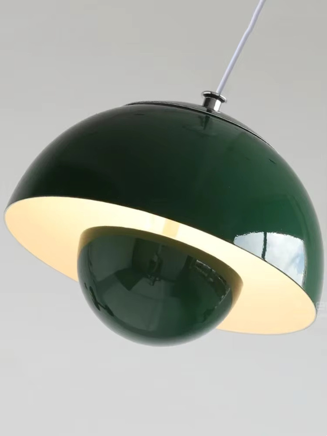 JIANKEXING LED Anhänger Lampe in Blumenform, Modernes Design in Grün für Esszimmer, Schlafzimmer und Kinderzimmer - Bild 2