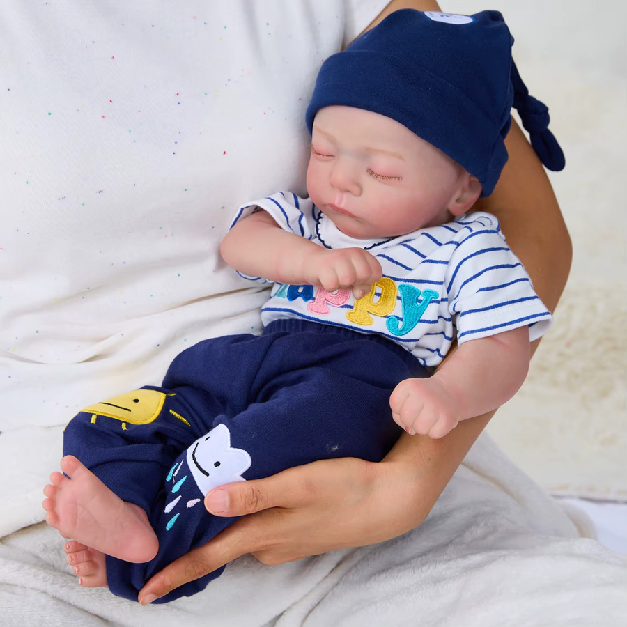 Boneca Baby Puppe, Silikon, Bunt / Mehrfarbig - Bild 2