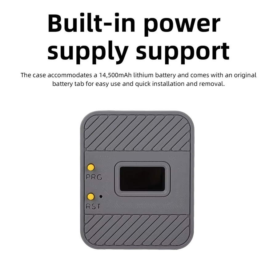 Ziqqucu WIFI LoRa 32 V4 ESP32 Bluetooth-Entwicklungsboard mit Erweiterungsgehäuse in Rot, kompatibel mit 14500 Lithium-Batterie für Arduino IoT LoRaWAN - Bild 3