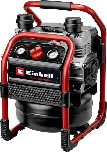 Einhell Professional Akku-Kompressor SILENZZO 36/21 in Rot mit 8 bar Druck und 2 Zylindern - Bild 1