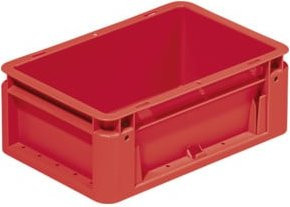 Kappes Euro-Transportbehälter aus Kunststoff, rot, B/T/H: 30,0 x 20,0 x 12,0 cm - Bild 1
