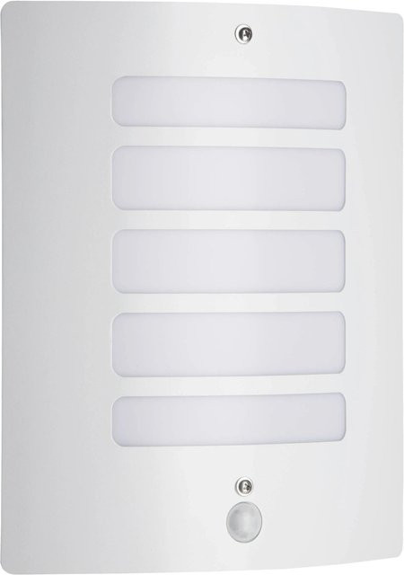 Brilliant Todd Außenwandleuchte mit Bewegungsmelder, Weiß, E27, 60W, IP44 - Bild 1