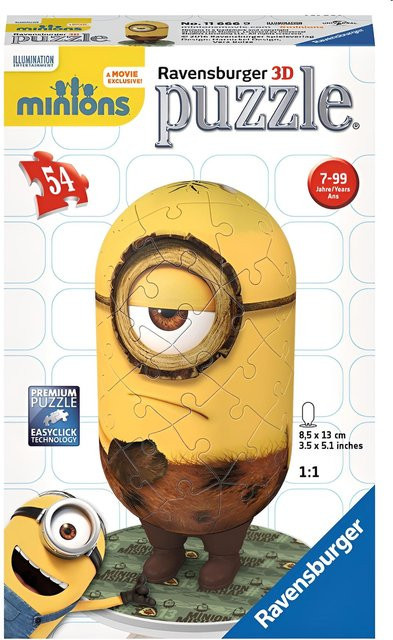 Ravensburger Minions Cro Minion, 3D-Puzzle, 54 Teile, ab 3 Jahren - Bild 1