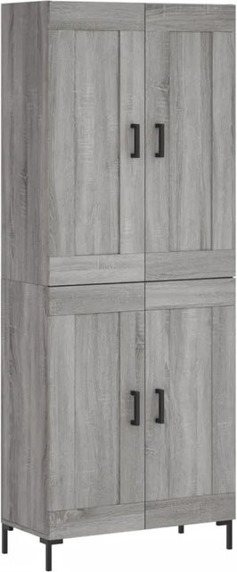 vidaXL Highboard Grau Sonoma B/T/H: 69,5 x 34 x 180 cm - Bild 1