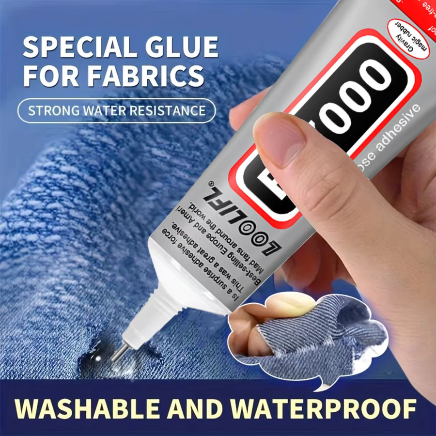 B-7000 Allzweckkleber transparent wasserdicht und hochtemperaturbeständig für Kunststoff und Schmuck - Bild 4