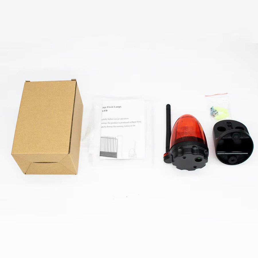 Scimagic-RC Sicherheits-Blitzleuchte Rot, Blinkende Warnlampe für Tor, Barriere, Garage und Einbruchschutz (12-265V AC/DC) - Bild 5