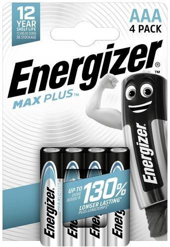 Energizer Max Plus AAA Micro Alkaline Batterien 1.5V 4er Pack - Bild 1