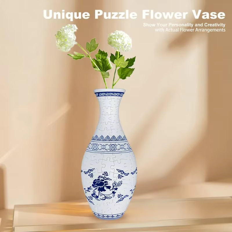 MYGVN DIY 3D-Puzzle-Vase Wave aus Kunststoff, Höhe: 160 cm - Bild 2