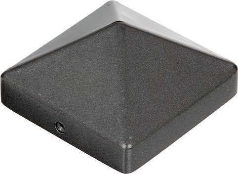 GAH Alberts Pfostenkappe aus Aluminiumguss in Grau, Breite: 9 cm, Länge: 9 cm - Bild 1