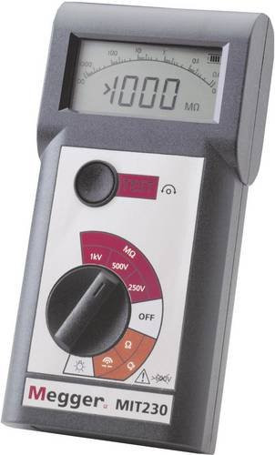 Megger MIT230-EN Isolationsmessgerät in Grau mit 250 V, 500 V, 1000 V und 1000 MΩ - Bild 1