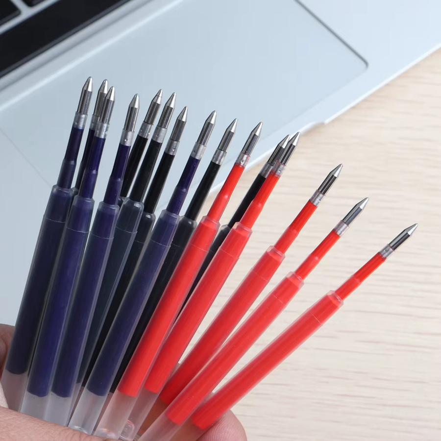 Genkky G2 Tinten-Nachfüllungen aus Kunststoff im 10er Set, Schreibpunkt 0,5 mm, Länge: 9,9 cm, Farben: Rot, Schwarz, Blau und Multicolour - Bild 3