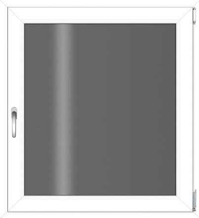 RORO Kunststoff-Fenster KOMFORT B70 in Weiss mit Klarglas, Breite: 110 cm, Höhe: 120 cm - Bild 1