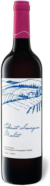 Cavino S.A Cabernet Merlot Peloponnes PGE trocken Rotwein 2024 0,75 l - Bild 1
