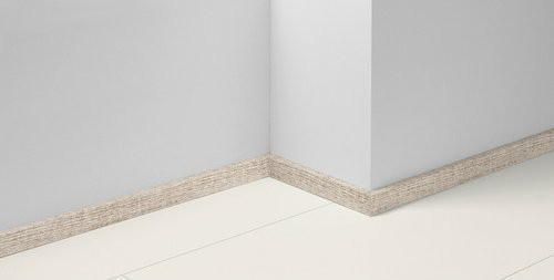 Parador Sockelleiste aus MDF in Weiß, modern und schlicht, L: 220 cm, H: 4 cm, T: 1,6 cm - Bild 1