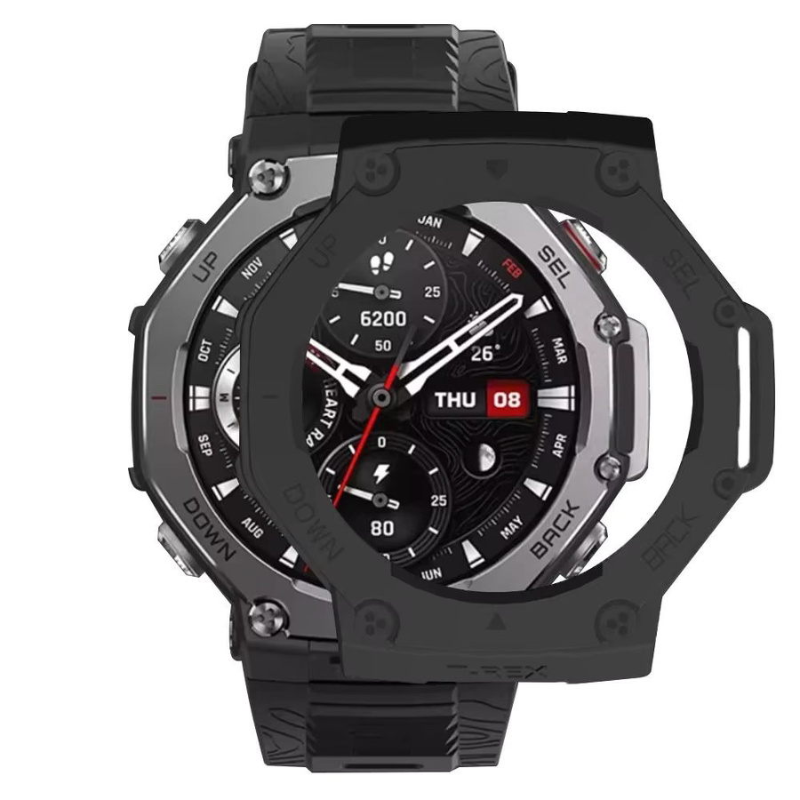 FancyWrist Schutzhülle Bumper für Amazfit T-Rex 3 in Schwarz - Bild 3