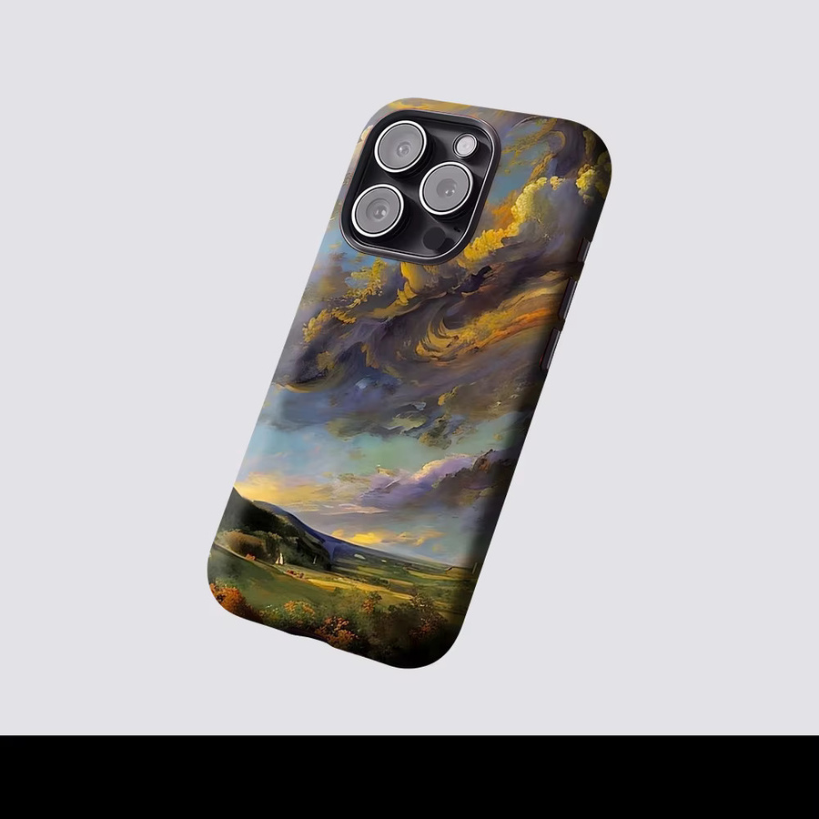 Robuste Magnetische Handyhülle von Potdemiel mit surrealer Himmelslandschaft für iPhone 17 16 15 14 13 Pro Max Plus, Mehrfarbig - Bild 2