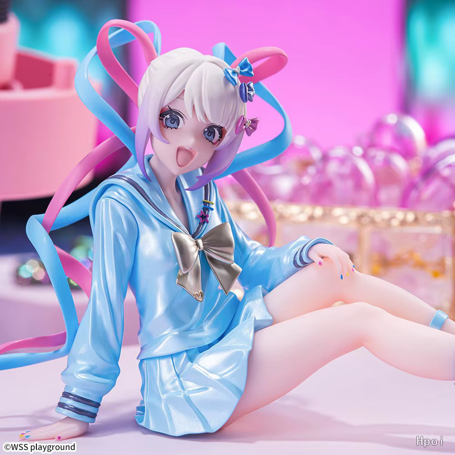 Bandai KAngel Chokonose Figur aus Anime NEEDY GIRL OVERDOSE als PVC Mädchen Figur in Multicolor zur Desktop Dekoration - Bild 2