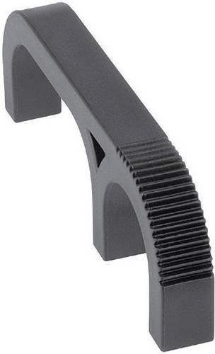 Mentor 3210.3003 Fingergriff Schwarz matt L x B x H: 86 x 9,5 x 27 mm - Bild 1