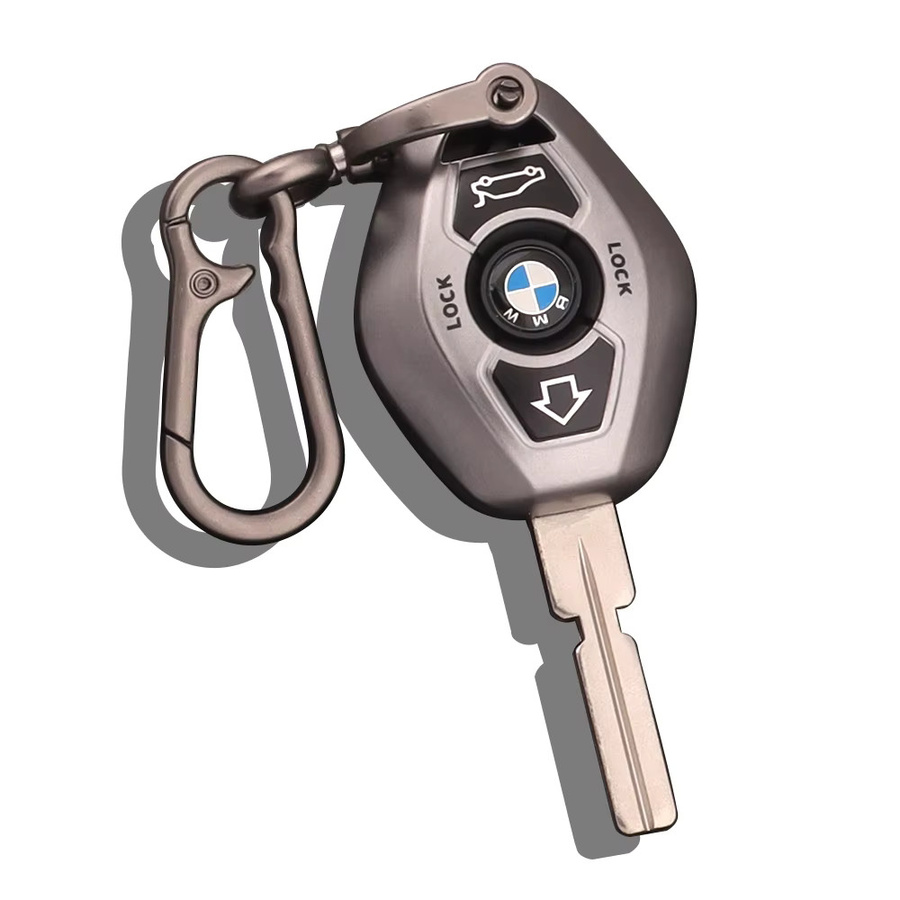 Kuvi TPU Schlüsselhülle in Gun Grey für BMW X3 X5 Z3 Z4 3 5 7 Serie E38 E39 E46 E83 - Bild 4
