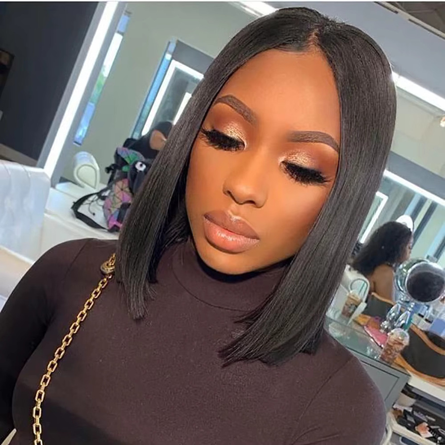 OYM HAIR Bob Perücke, kurz, glatt, Damen - Bild 2